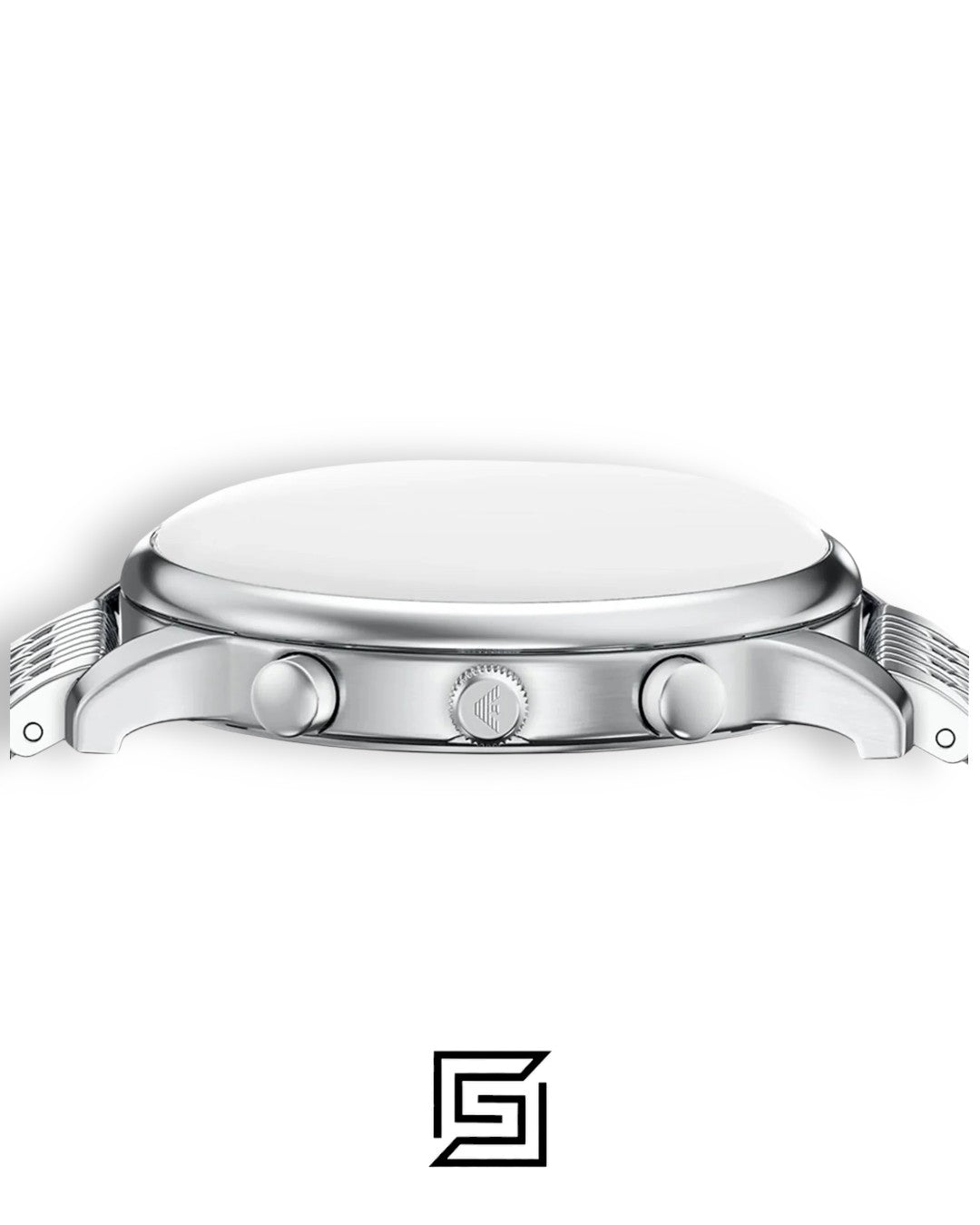 Emporio Armani AR1648 Men's Silver Stainless Steel Blue Dial Watch