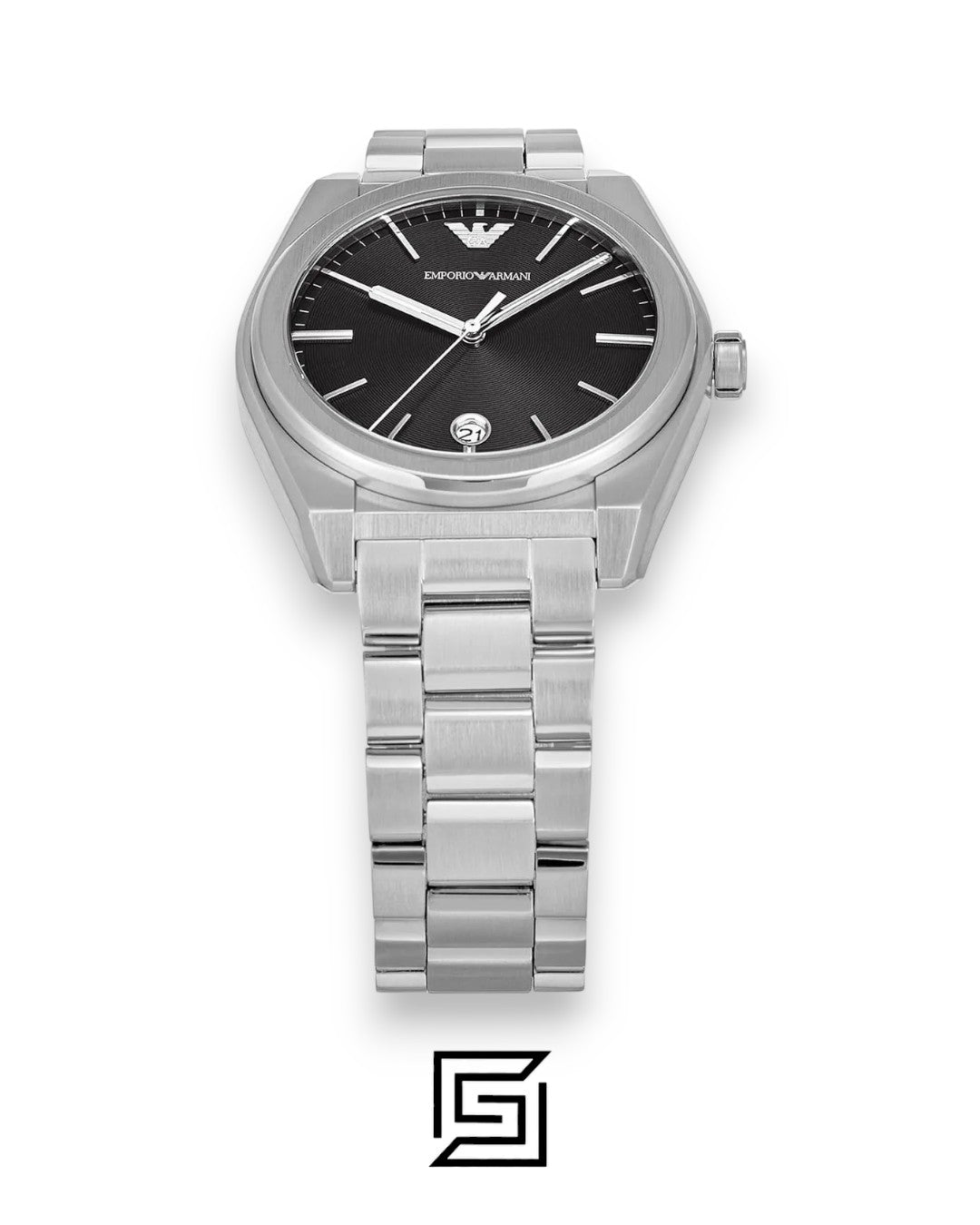 Emporio Armani AR11622 Stainless Steel Black Dial Men's Watch