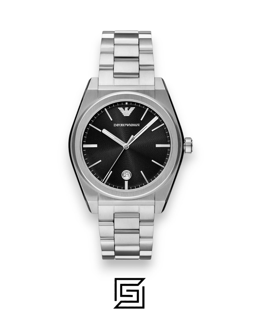 Emporio Armani AR11622 Stainless Steel Black Dial Men's Watch