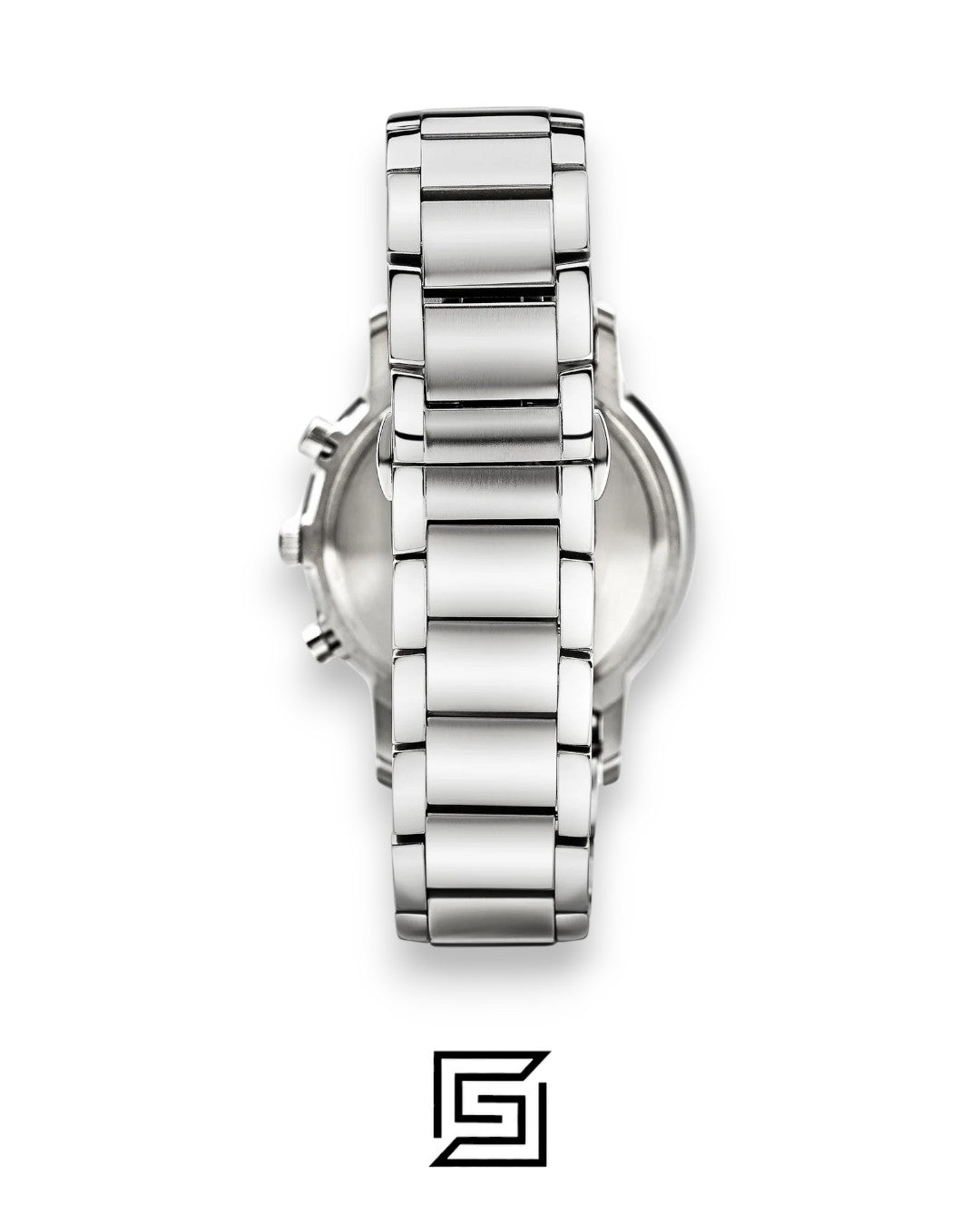 Emporio Armani AR2434 Men's Stainless Steel Watch with Black Dial