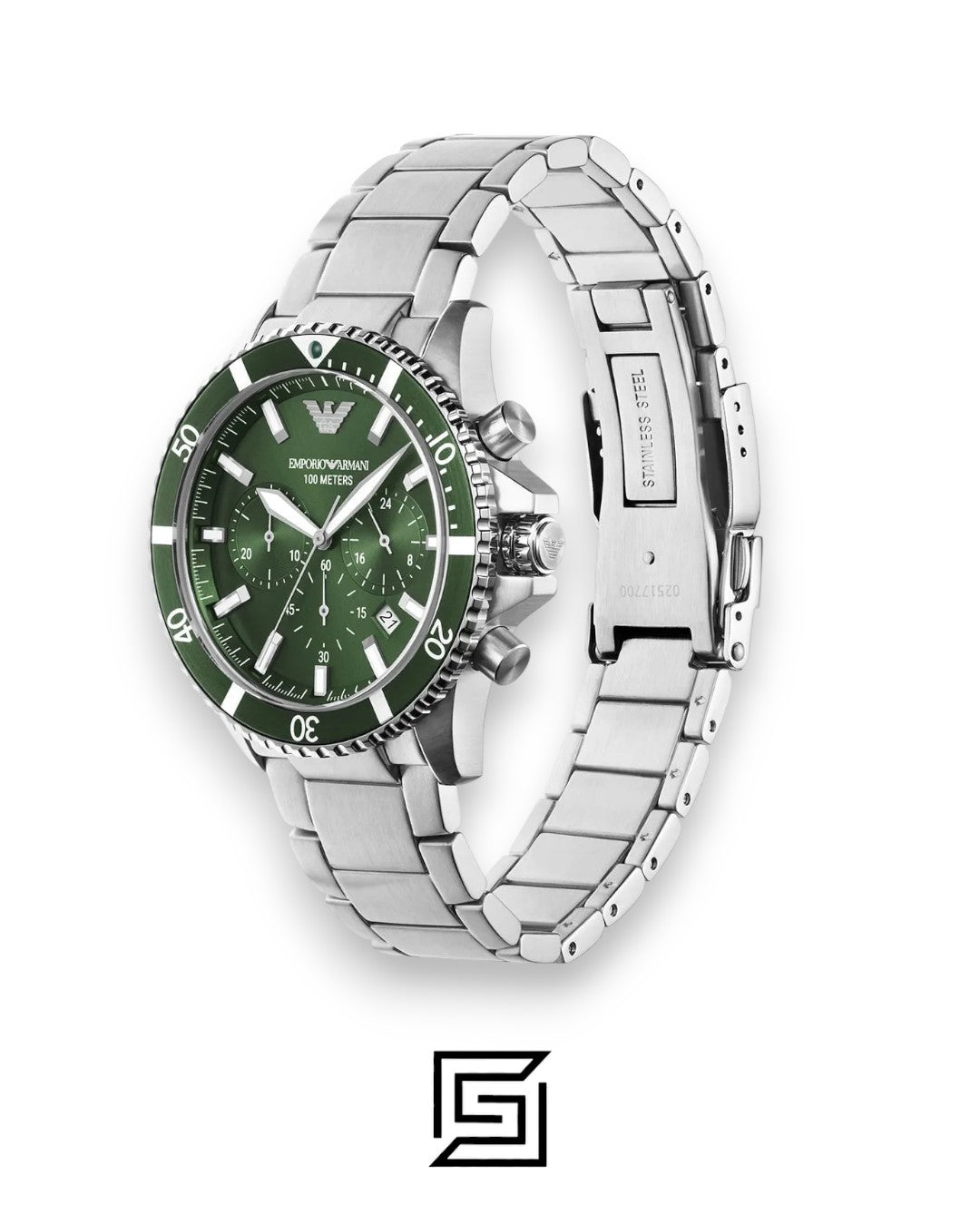 Emporio Armani AR11500 Men's Green Dial Watch