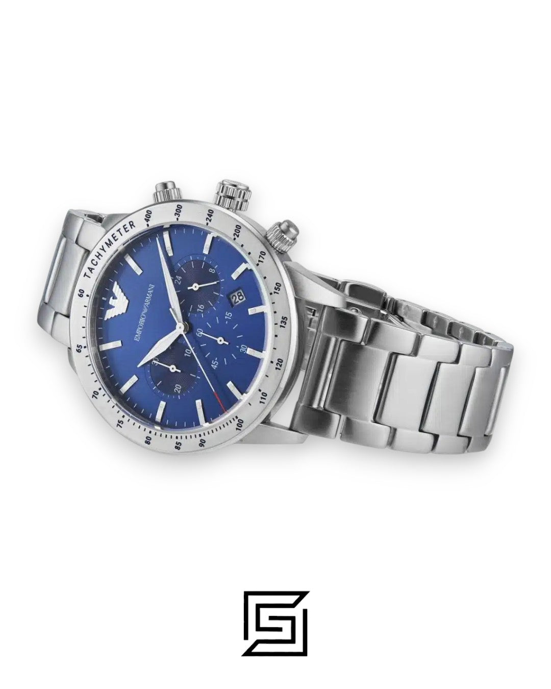 Emporio Armani AR11306 Men's Chronograph Blue Dial Watch