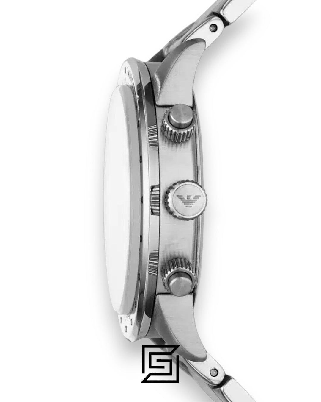 Emporio Armani AR11241 Men's Black Dial Stainless Steel Watch