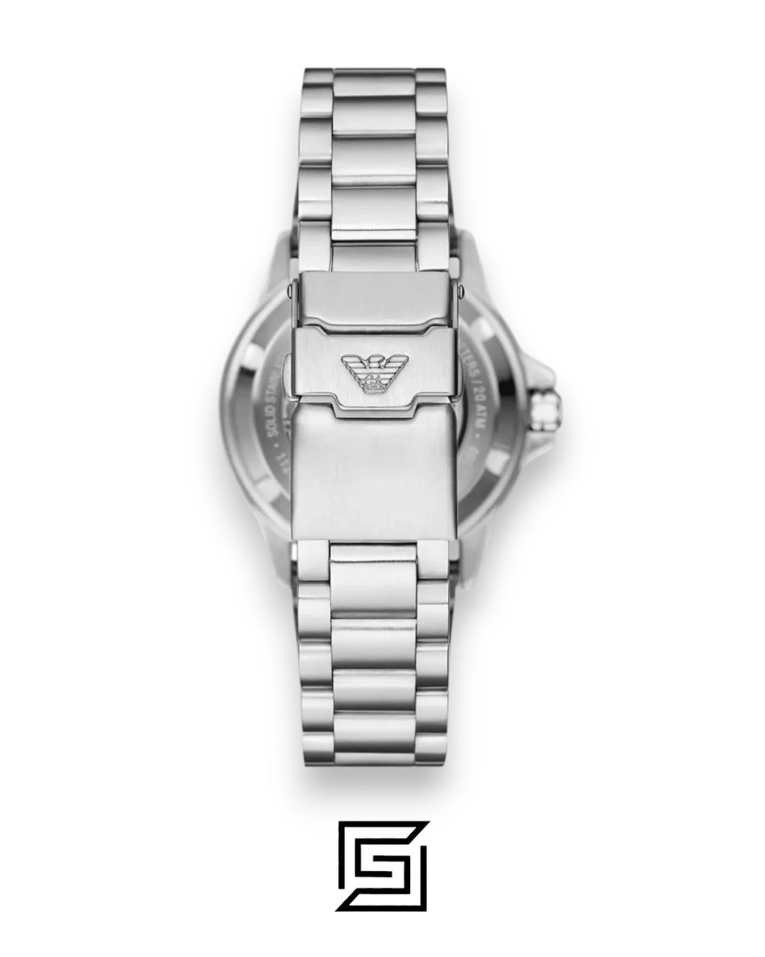 Armani AR60080 Men's Stainless Steel Green Dial Watch