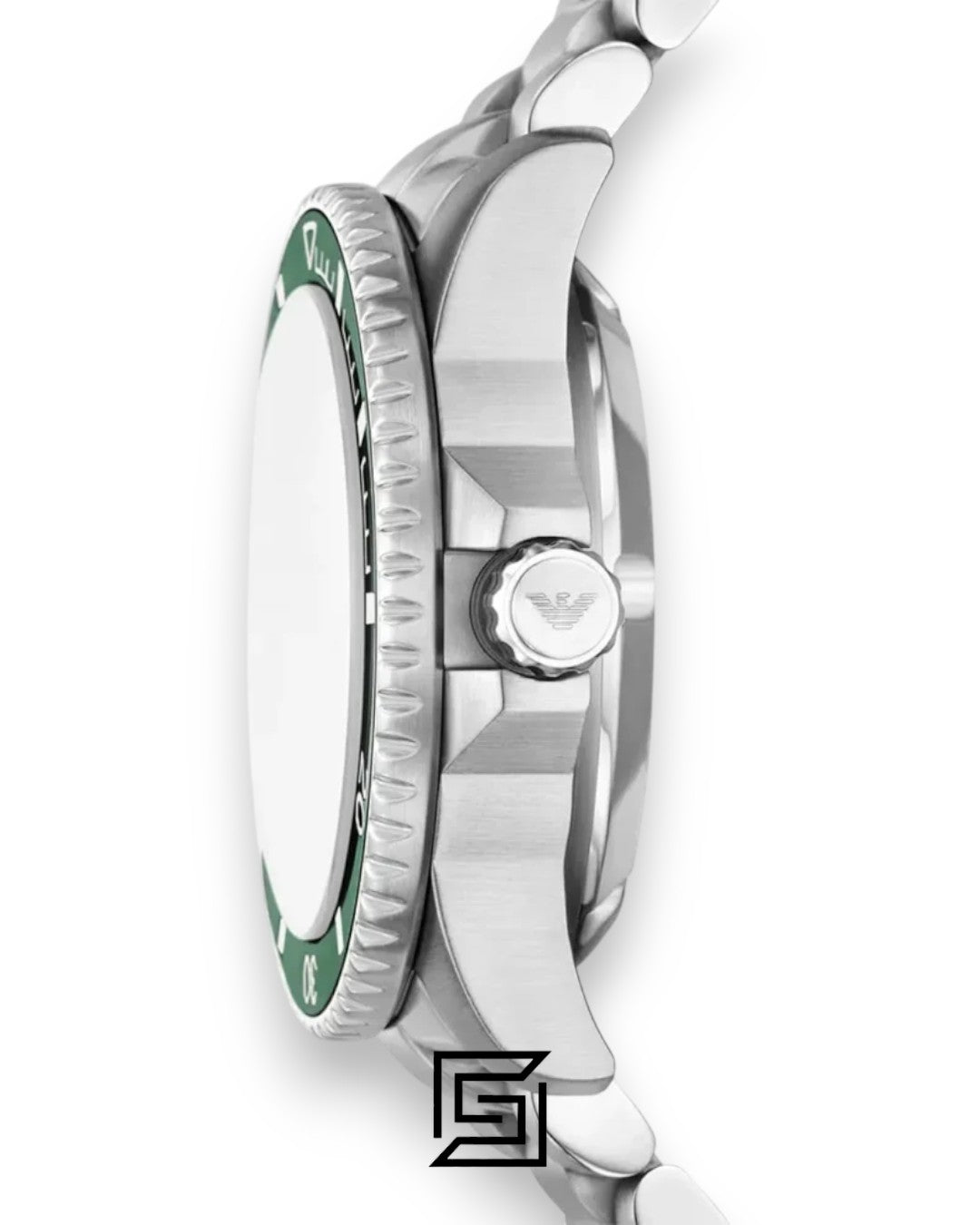 Emporio Armani AR60088 Green Dial Stainless Steel Men's Watch
