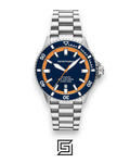 Armani AR60090 Automatic Sea Explorer Diver's 200m Blue Dial Stainless Steel Watch