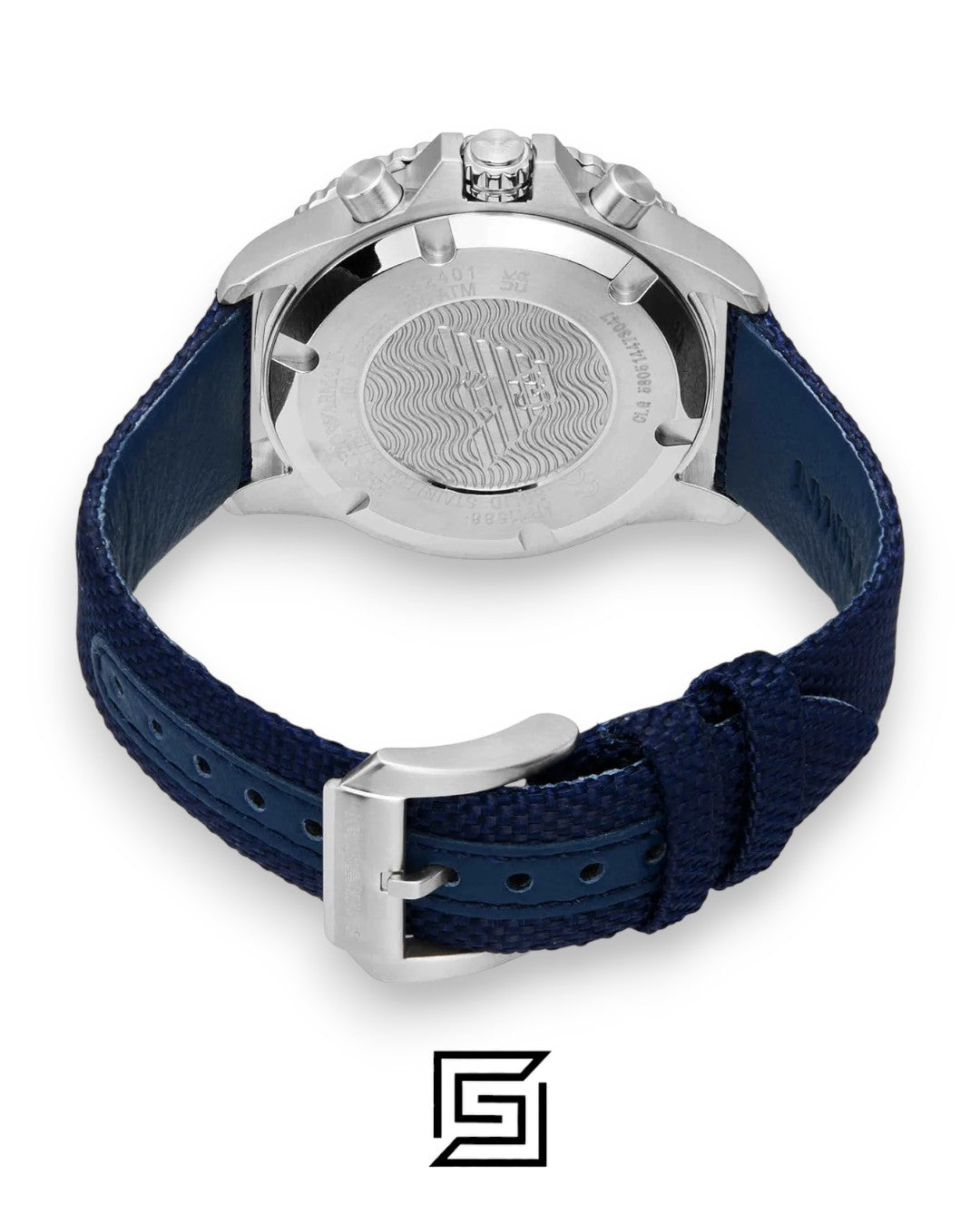 Emporio Armani AR11588 Blue Dial Men's Stainless Steel Watch