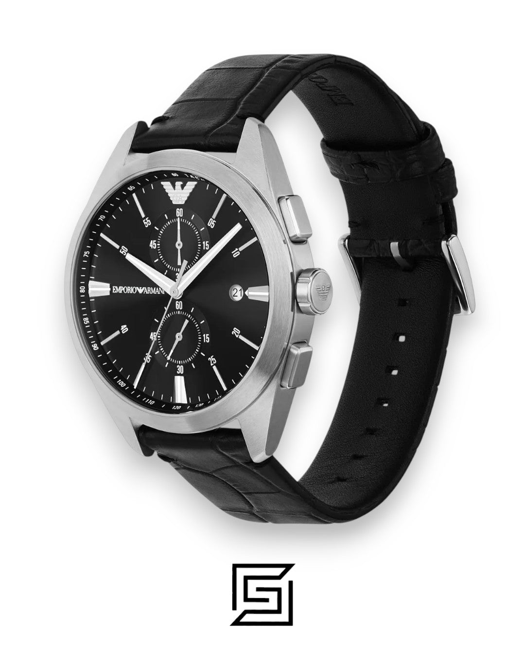 Emporio Armani AR11542 Black Dial Men's Chronograph Watch
