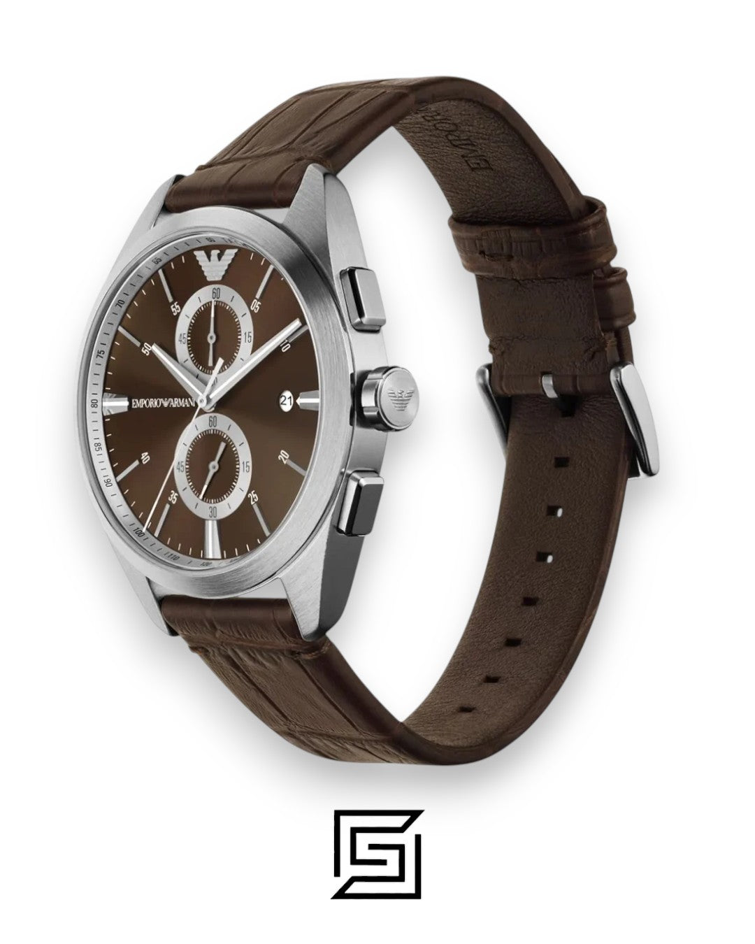 Emporio Armani AR11482 Brown Dial Chronograph Watch