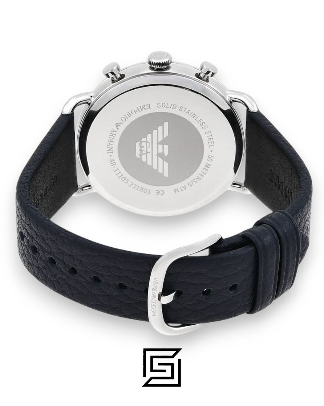 Emporio Armani AR11105 Blue Dial Men's Chronograph Watch