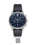 Emporio Armani AR11105 Blue Dial Men's Chronograph Watch