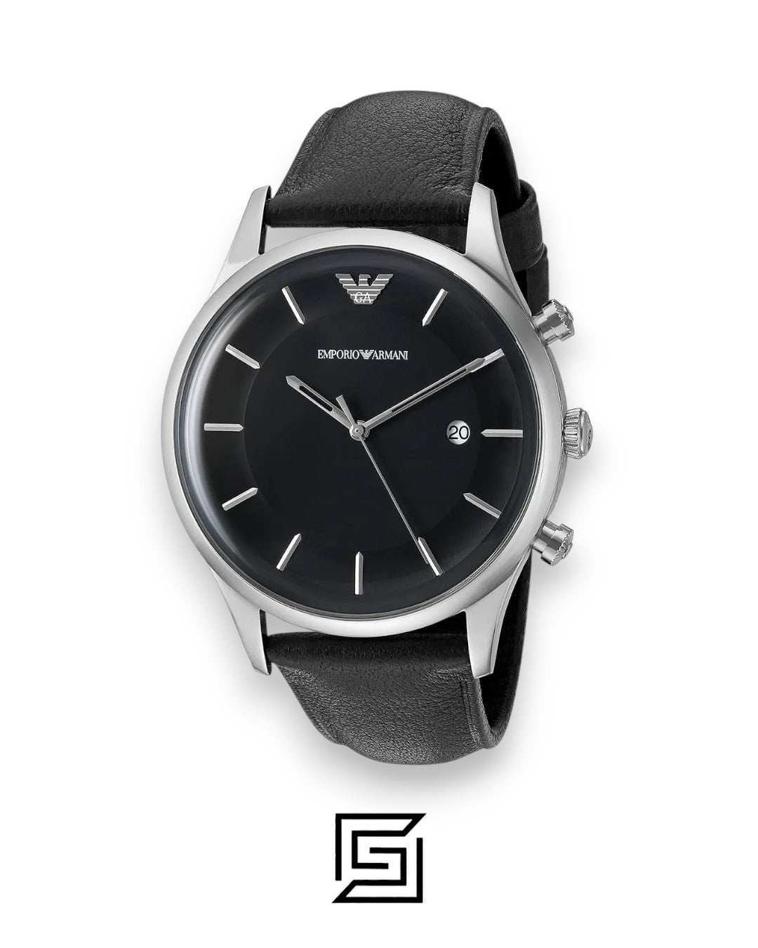 Emporio Armani AR11020 Men's Black Dial Watch