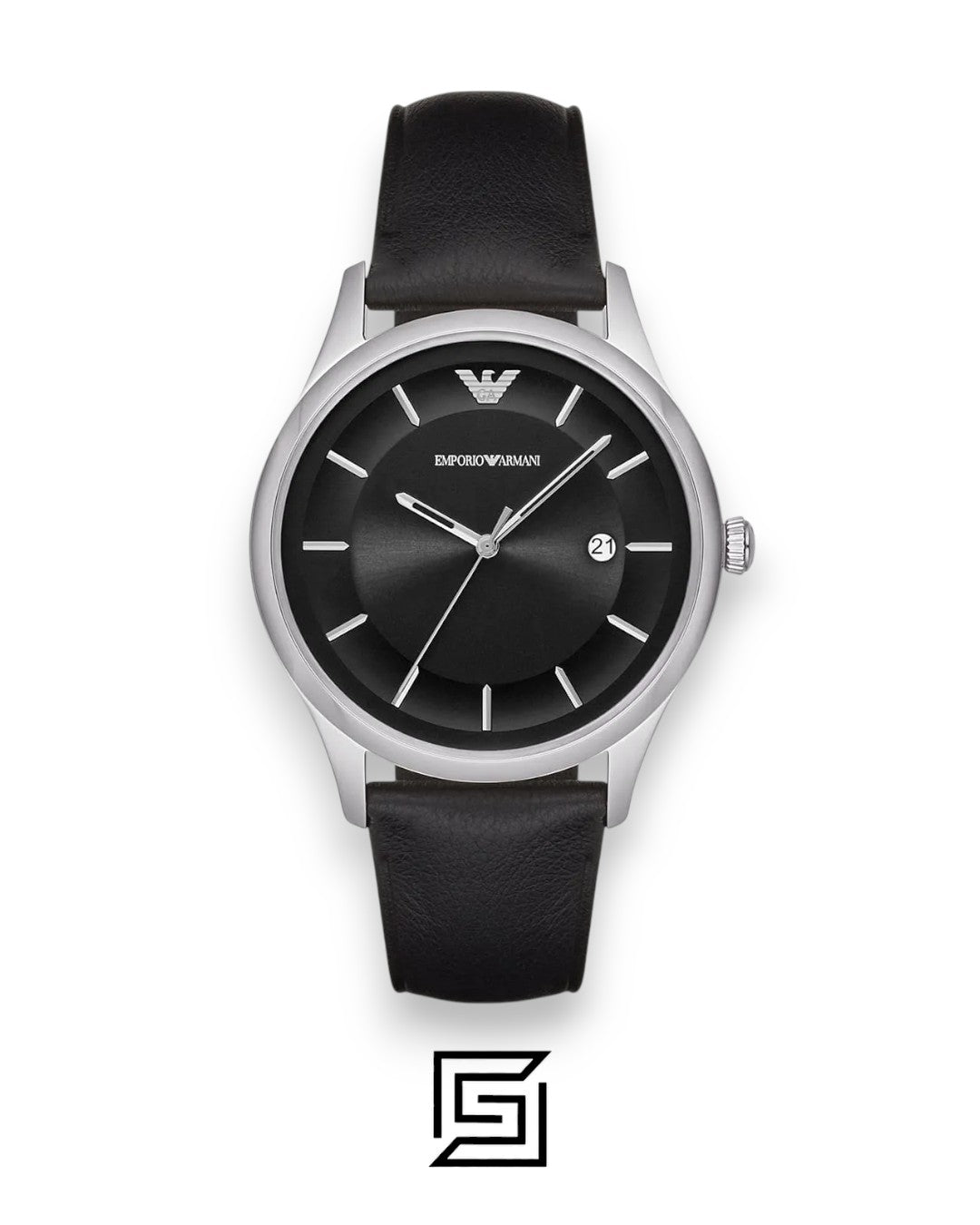 Emporio Armani AR11020 Men's Black Dial Watch