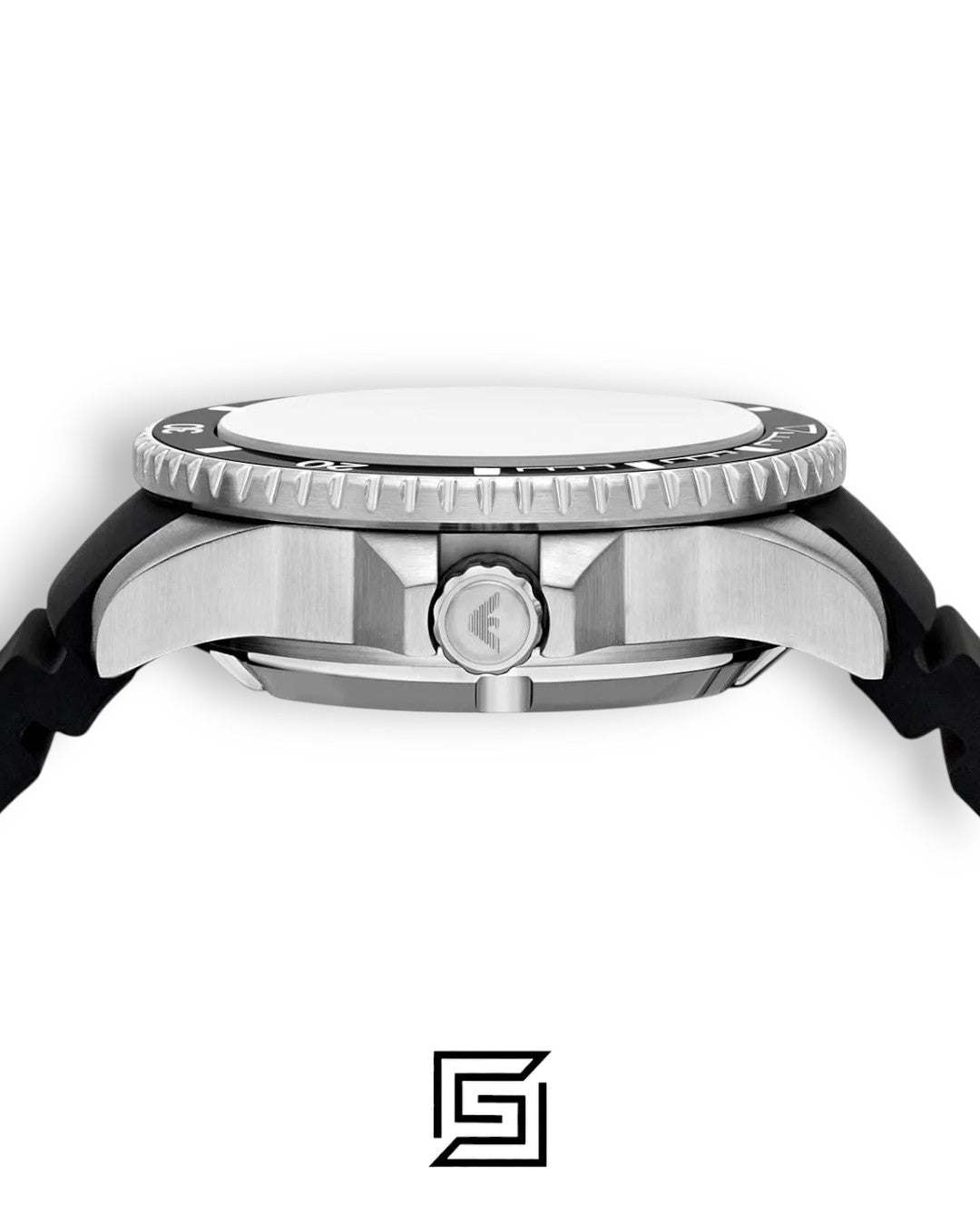 Armani AR60086 Black Dial Automatic Diver's Watch