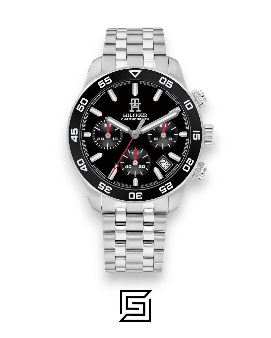 Tommy Hilfiger 1792156 Black Dial Chronograph Watch
