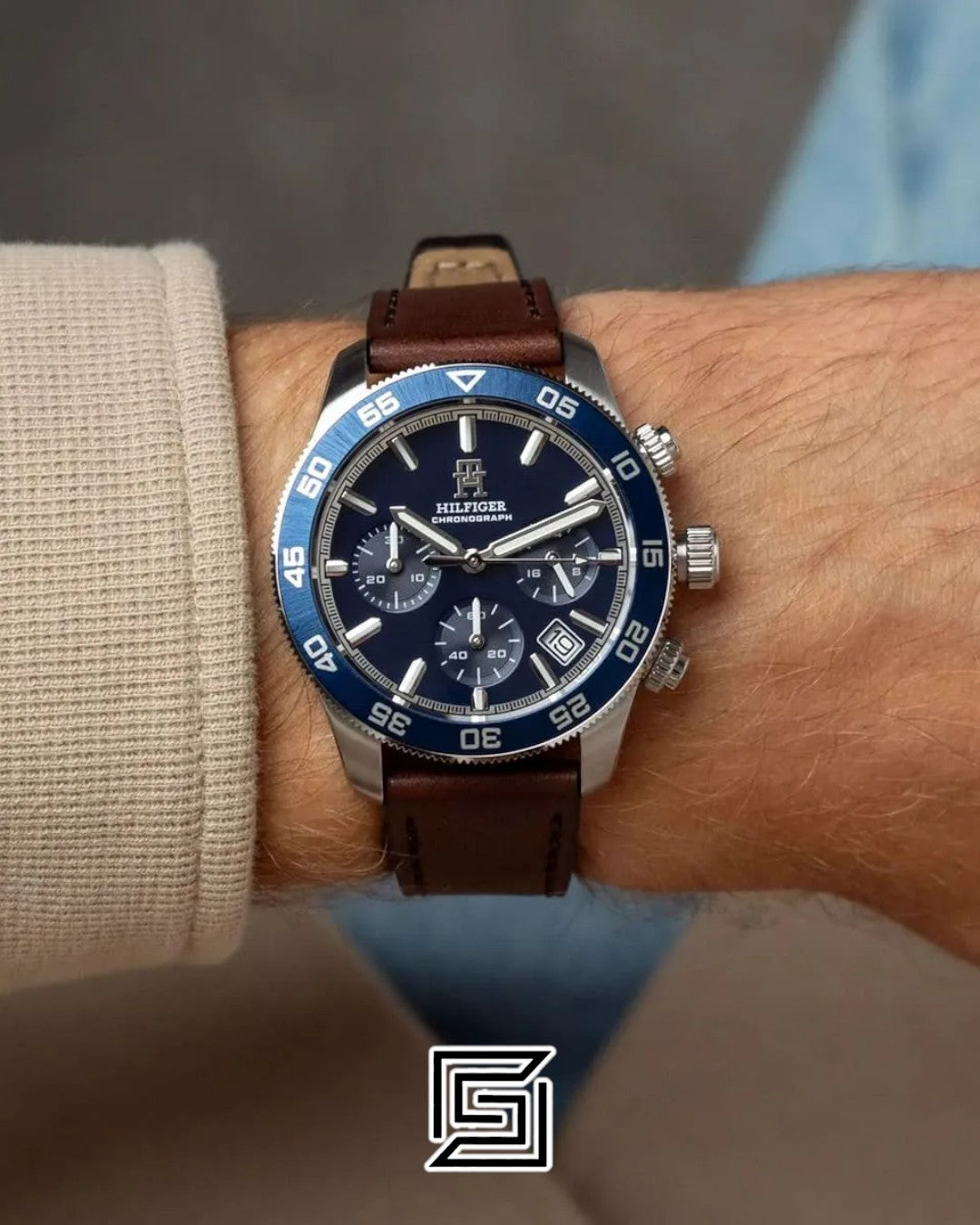 Tommy Hilfiger 1792163 Chronograph Blue Dial Watch
