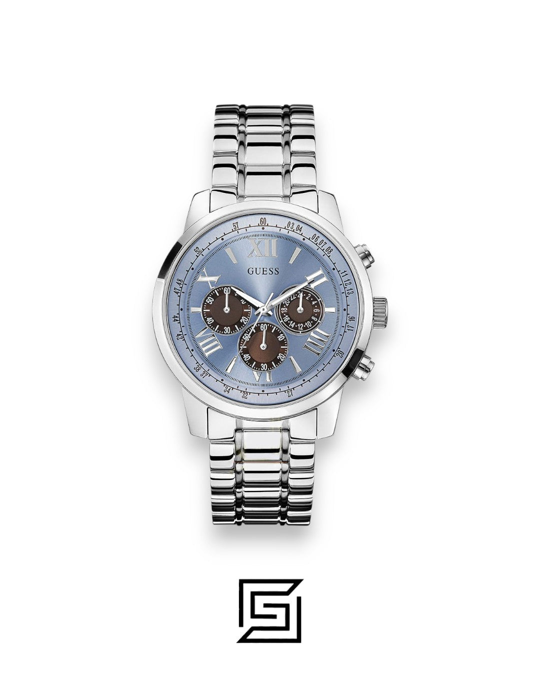 Guess W0379G6 Blue Dial Chronograph Watch