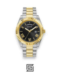 Guess GW0265G5 Two-Tone Black Dial Watch