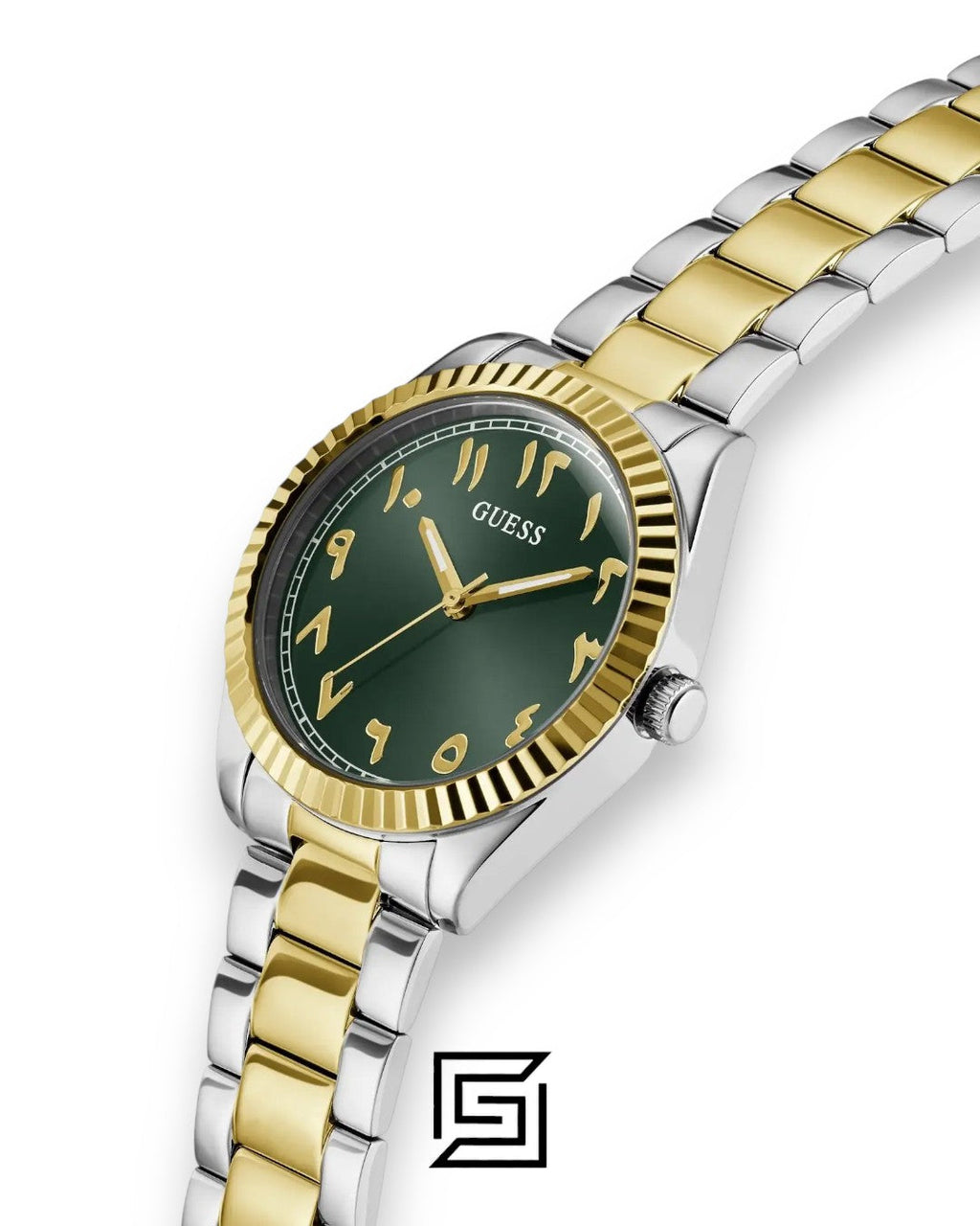 Guess GW0735L2 Two-Tone Stainless Steel Green Dial Watch
