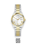 Guess GW0308L6 Two-Tone White Dial Watch
