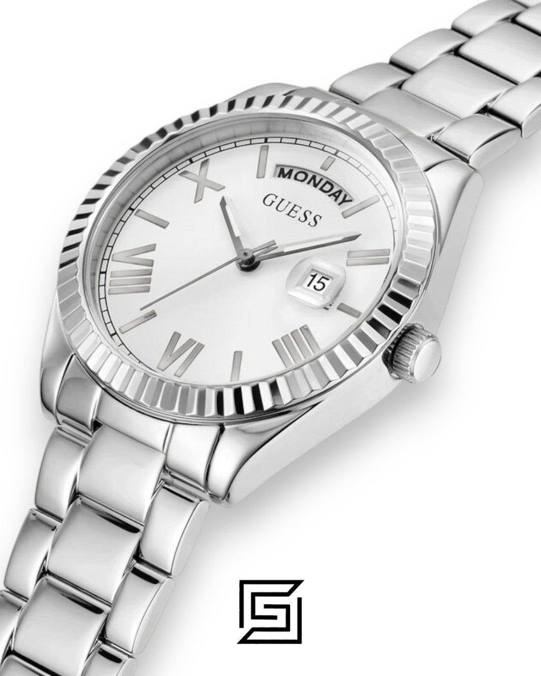 Guess GW0308L1 Silver Dial Watch