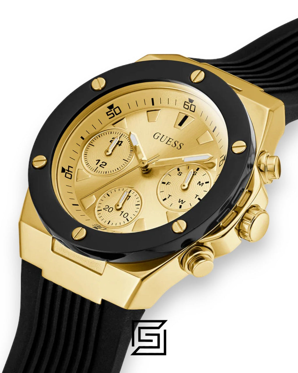 ساعة يد Guess GW0030L2 مينا ذهبي
