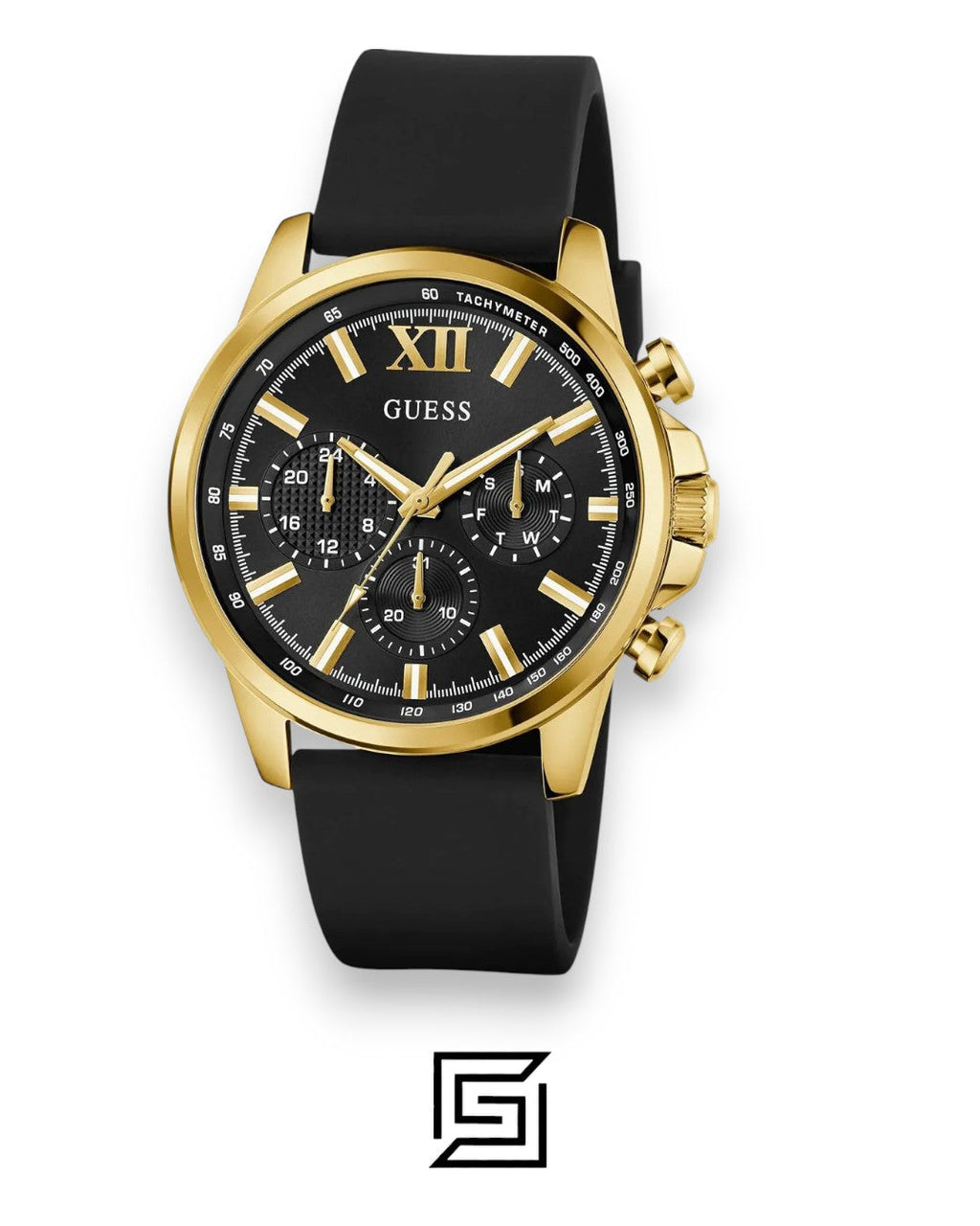 Guess GW0913G2 Gold Case Black Dial Watch