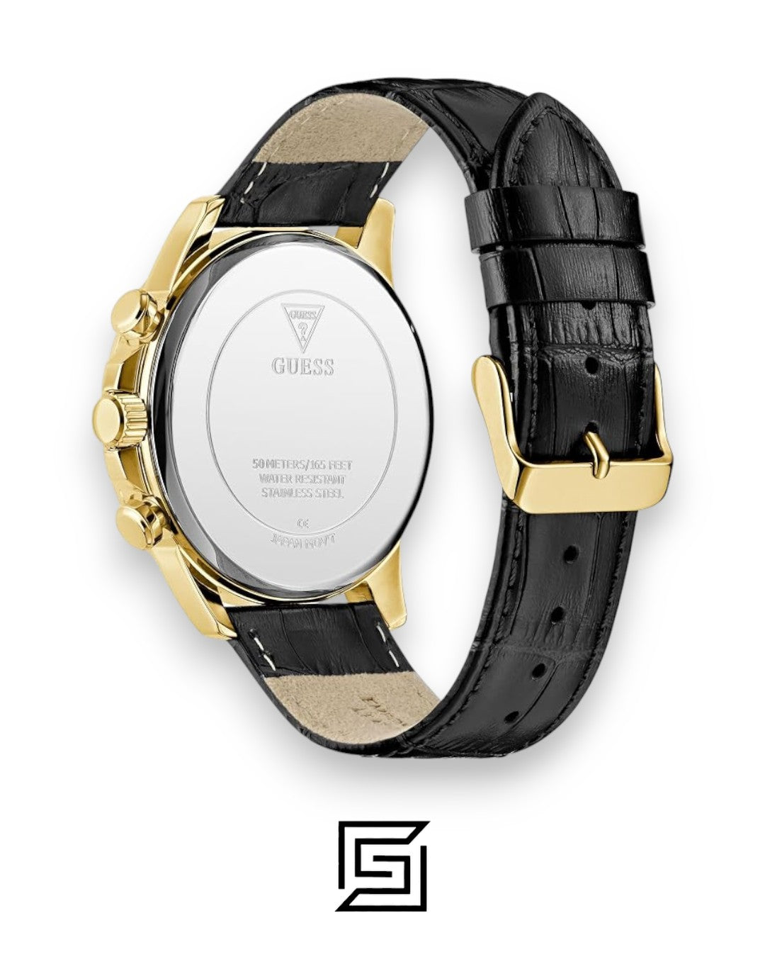 Guess GW0901G4 Men's Gold Tone Green Dial Watch