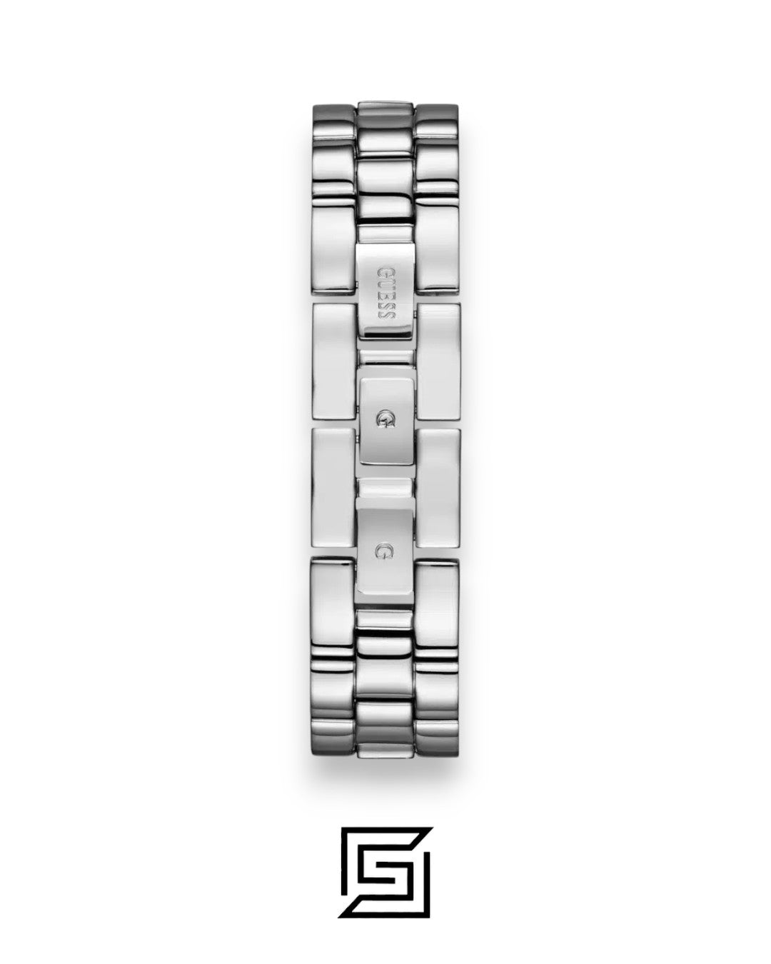 Guess W0638L7 Silver Dial Two-Tone Stainless Steel Women's Watch