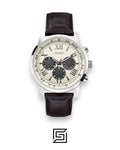 ساعة يد رجالي Guess W0380G1 ميناء كريمي