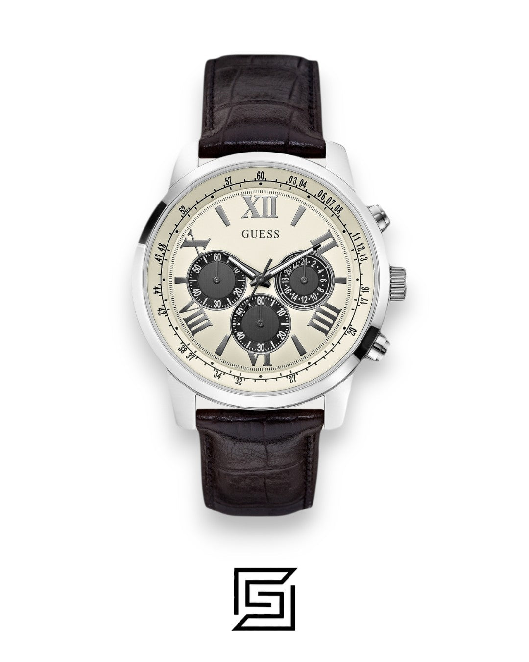 Guess W0380G1 Cream Dial Men's Watch