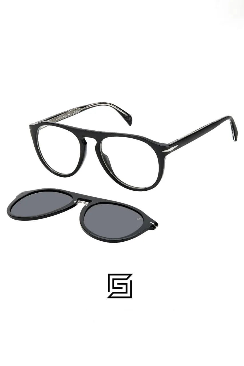 David Beckham eyeglasses DB 7032/G/CS - Black Palladium - Grey