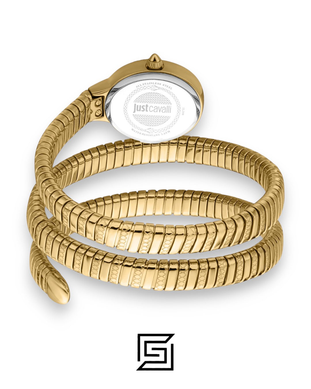 Just Cavalli JC1L269M0025 Gold Tone White Dial Women's Watch