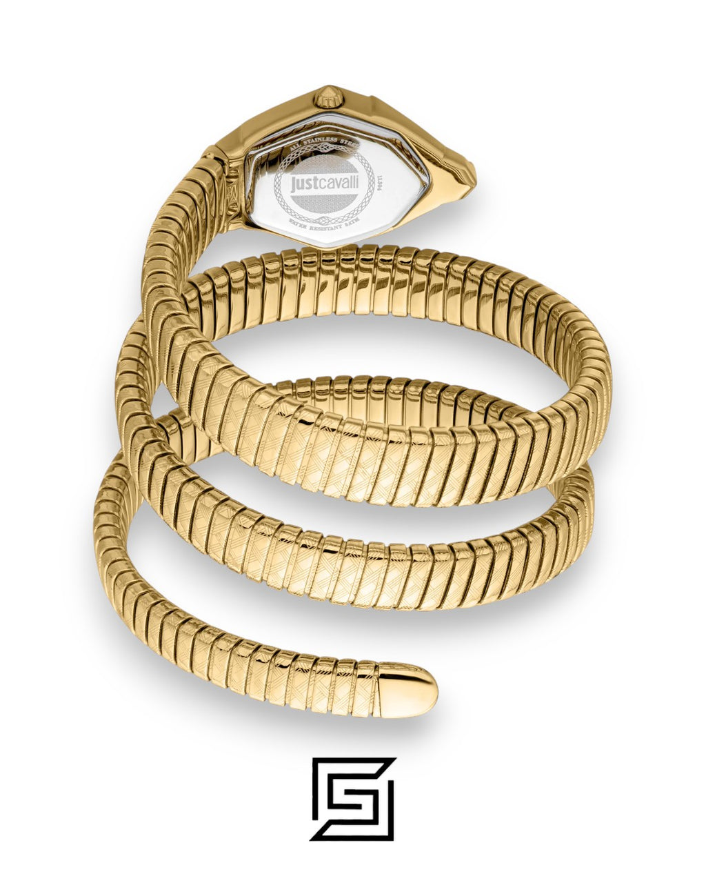 Just Cavalli JC1L304M0025 Gold Tone Mother of Pearl Dial Watch