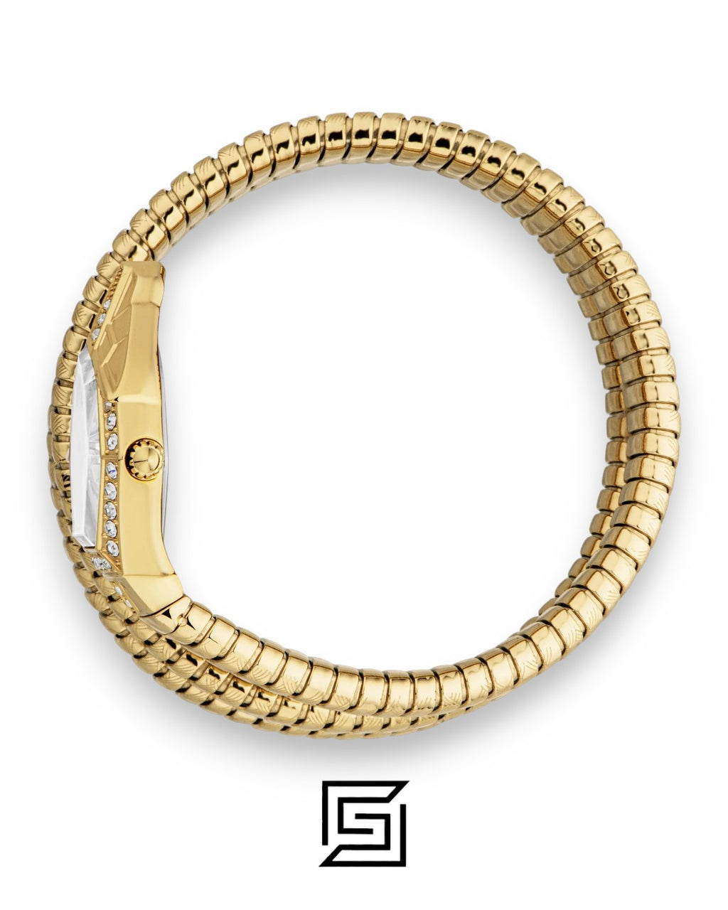Just Cavalli JC1L304M0025 Gold Tone Mother of Pearl Dial Watch