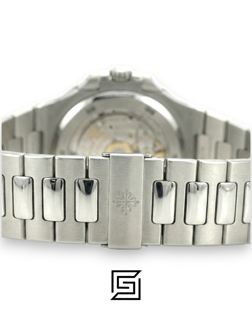 Patek Philippe Nautilus – White Dial – Pink Gem Bezel – Japanese Automatic