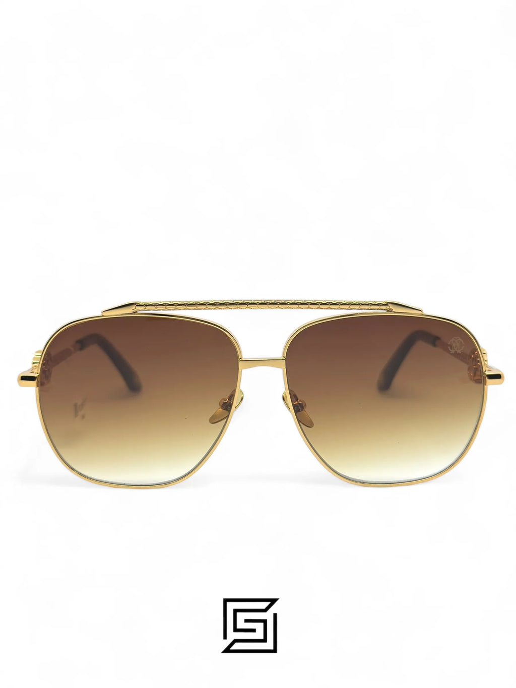 Roberto Cavalli sunglasses SRC008V/GOLD X BROWN