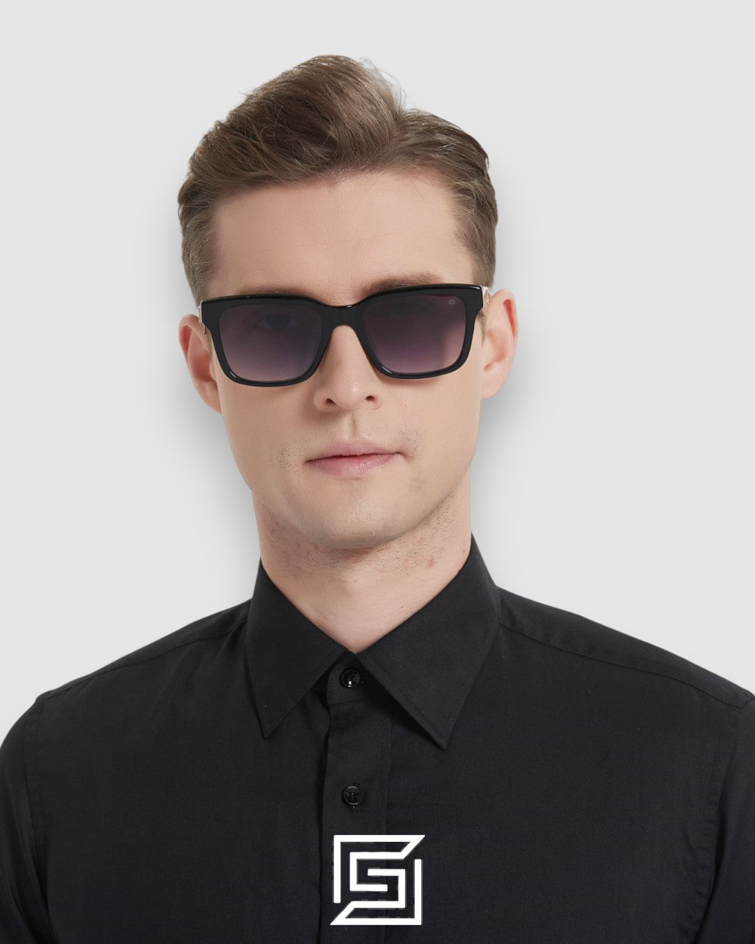 MAYBACH THE CHARMAN 1 Black Leanses Black Frame