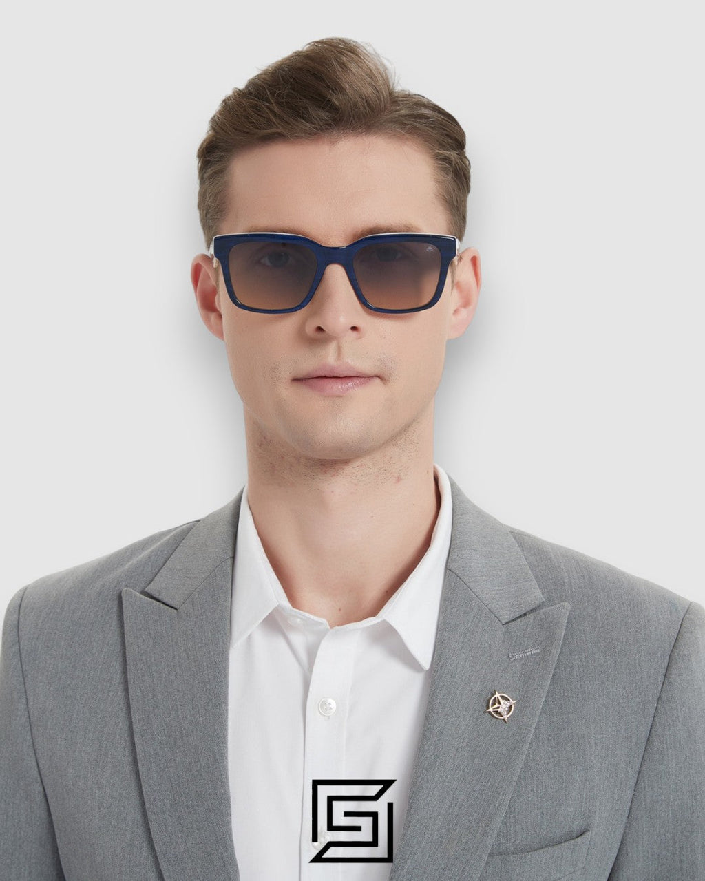 MAYBACH THE CHARMAN 1 Green Leanses Blue Frame