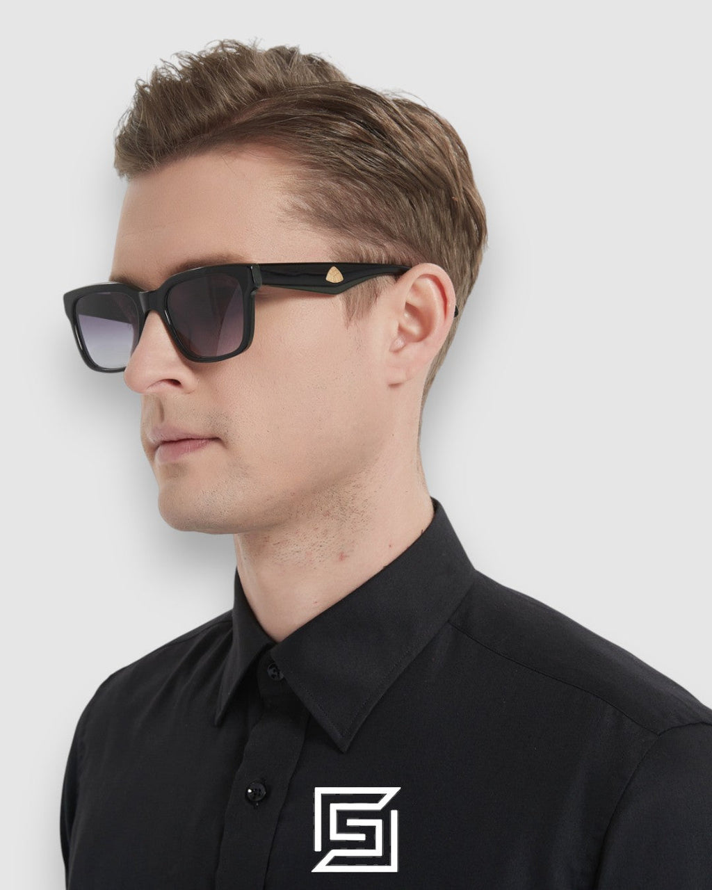MAYBACH THE CHARMAN 1 Black Leanses Black Frame