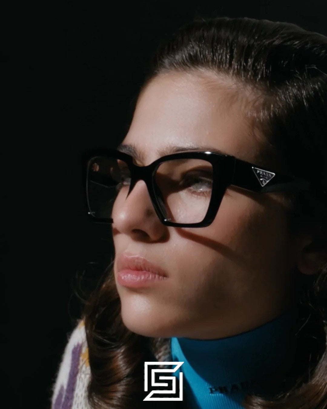 Prada VPR 09Z Tiger Brown Frame