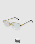 نظارة طبية FRED FG50031U - إطار فضي وذهبي نصف حافة