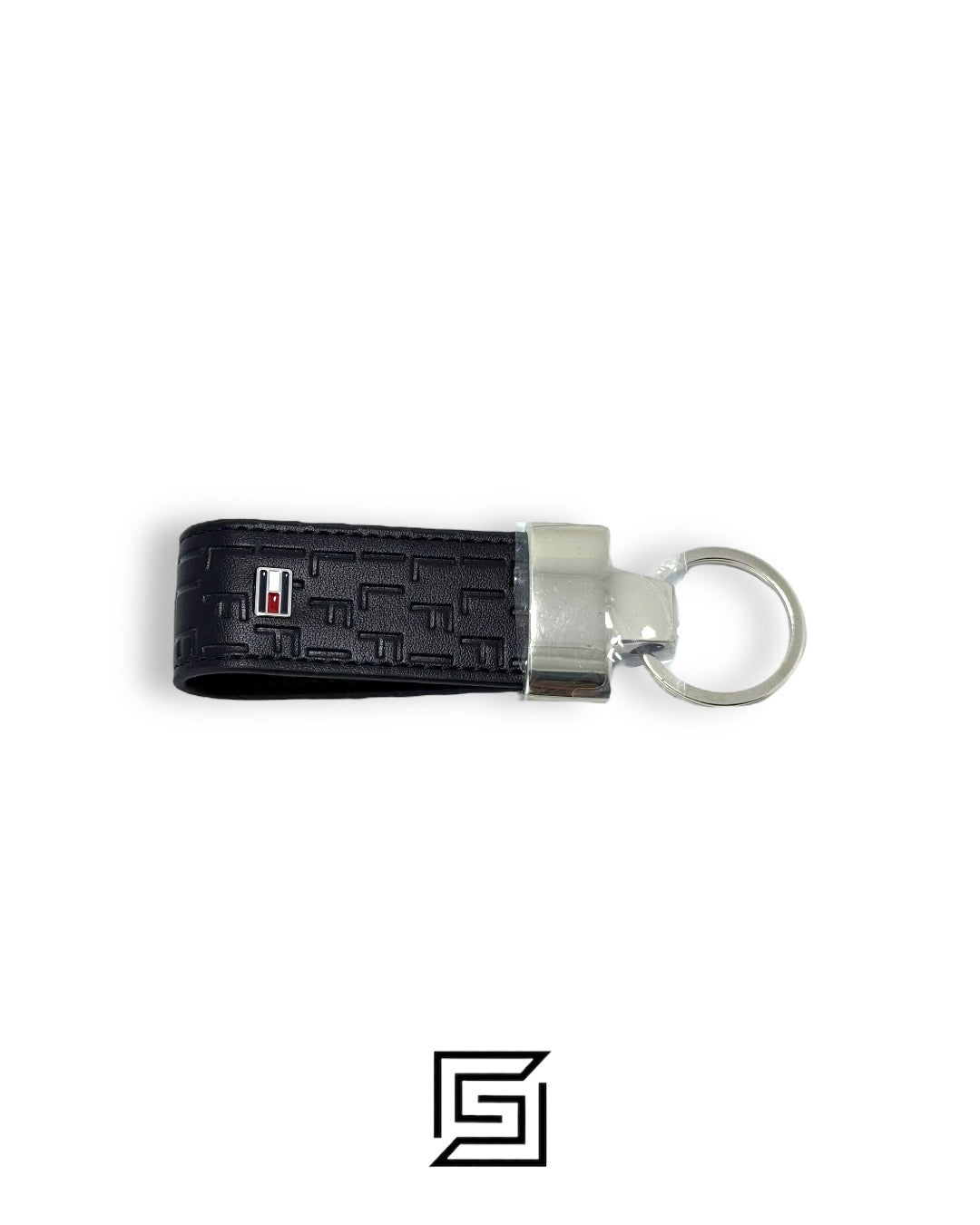 PASSCASE 3 PCS HILFIGER LETTERS PATTERN/BLACK
