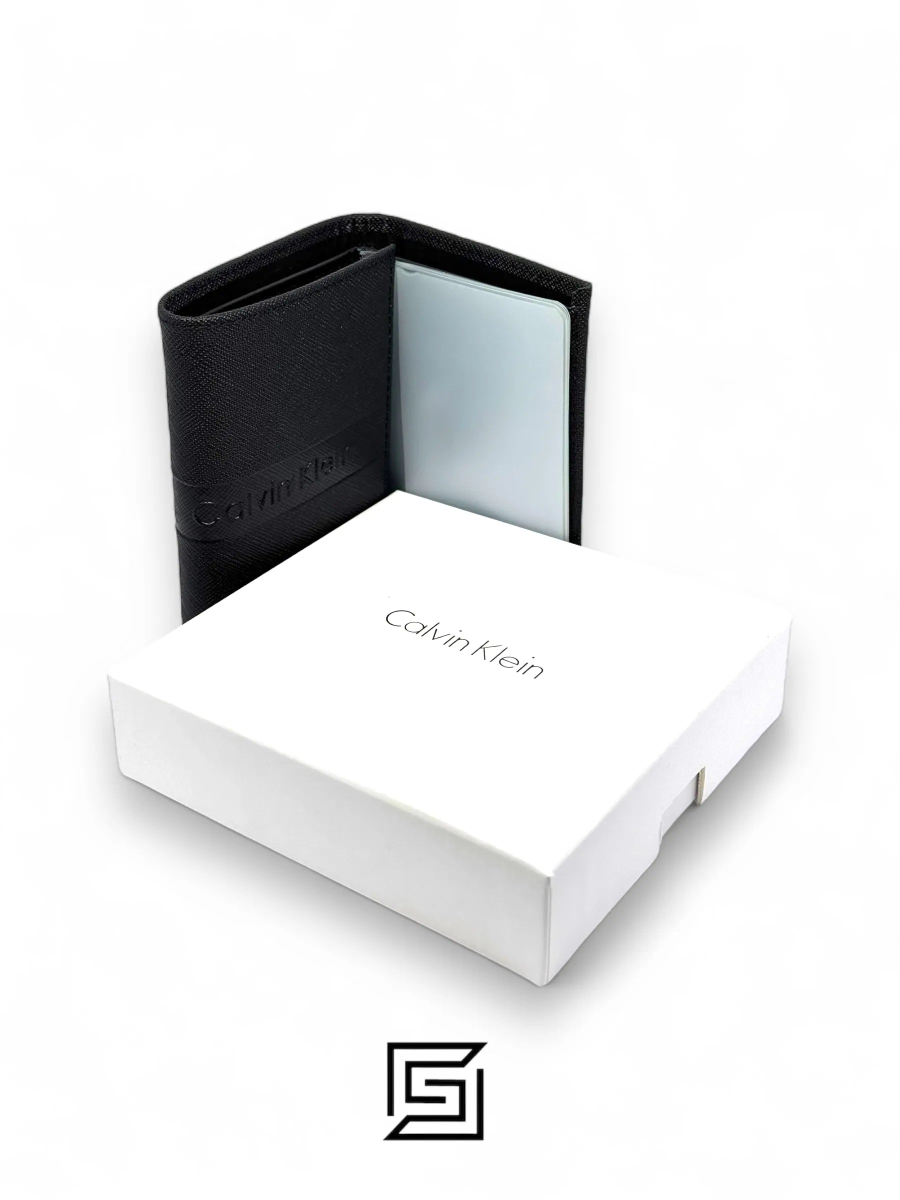 wallets CK SINGLE WALLET TRIFOLD HARD PATTERN/BLACK