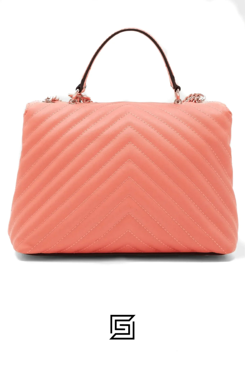 حقيبة كتف جلد Guess Blakely Top Handle Flap للنساء