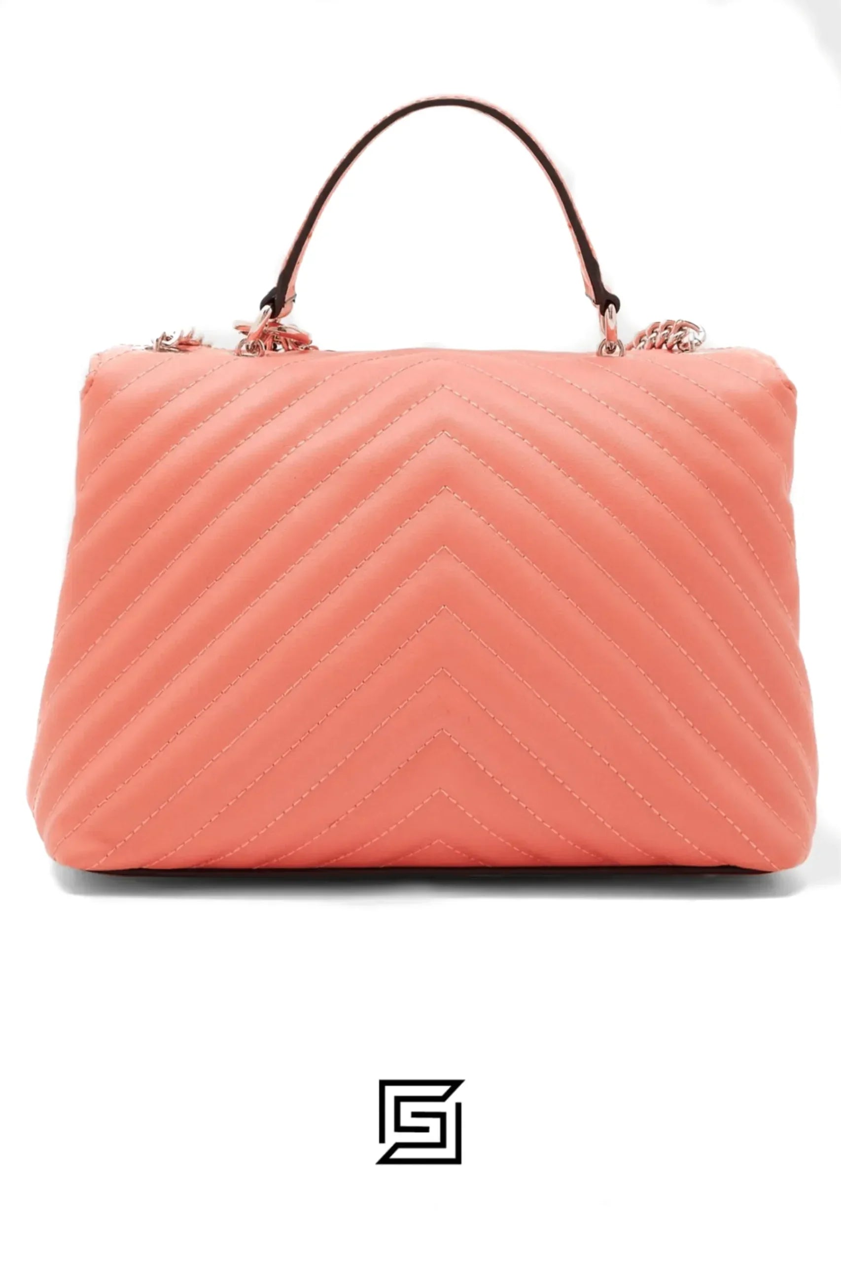 حقيبة كتف جلد Guess Blakely Top Handle Flap للنساء