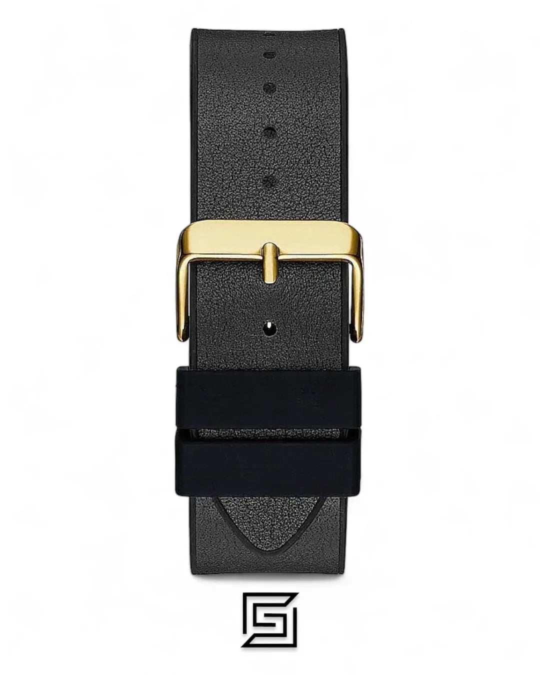 original-watches GUESS MENS BLACK GOLD TONE MULTI-FUNCTION WATCH GW0500G1