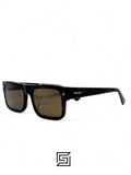 sunglasses PRADA SPR A10SF 17N-01D/TIGER - BROWN