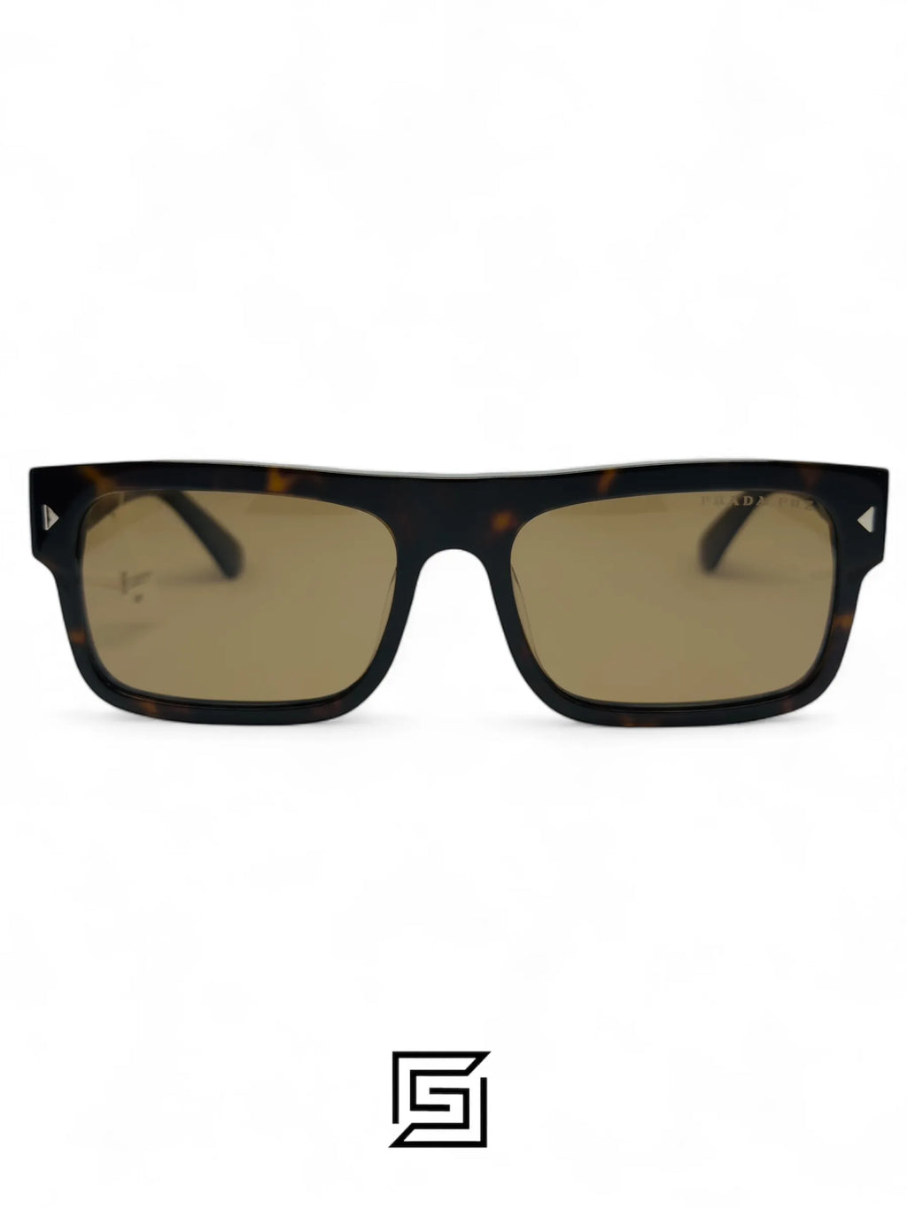 sunglasses PRADA SPR A10SF 17N-01D/TIGER - BROWN