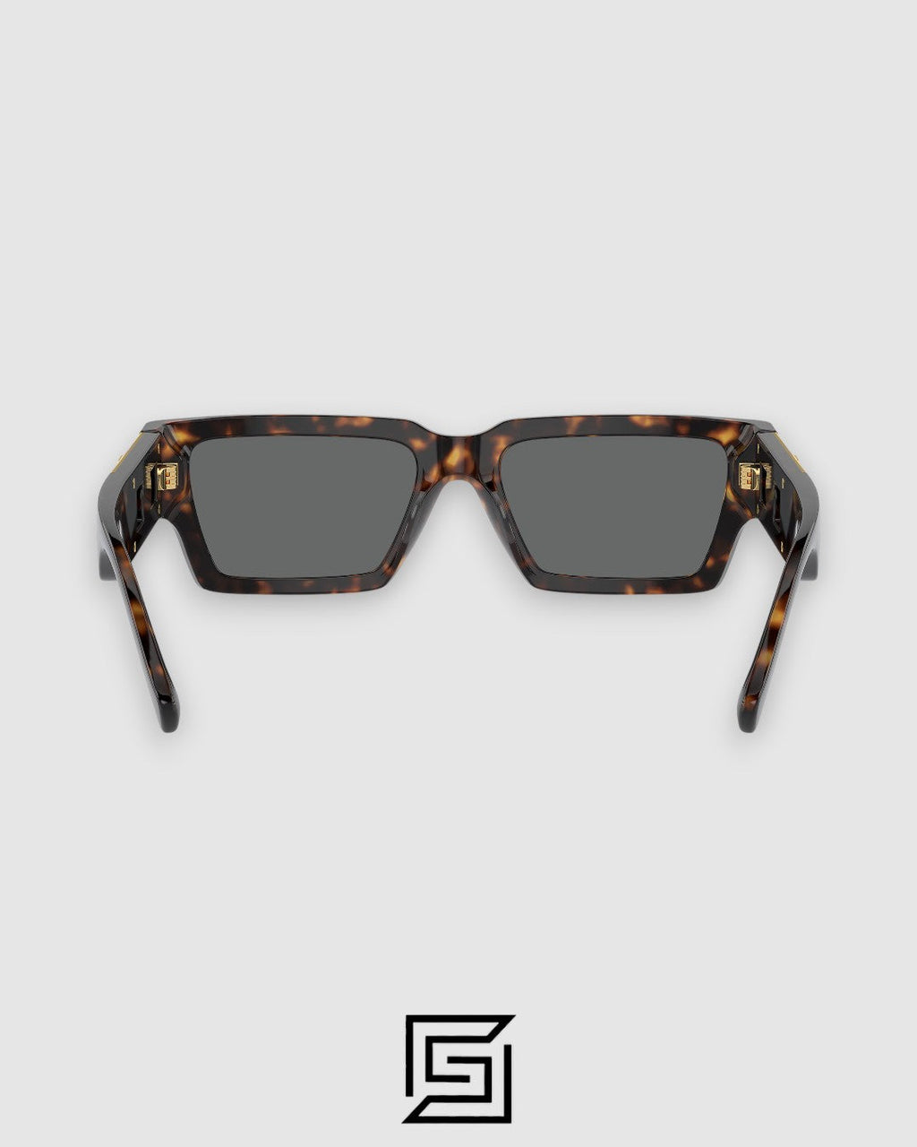 Versace VE4459 Tiger Frame with Dark Grey Lenses